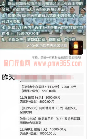 揭秘医院试药员背后的暴利赚钱项目-壹度创客网