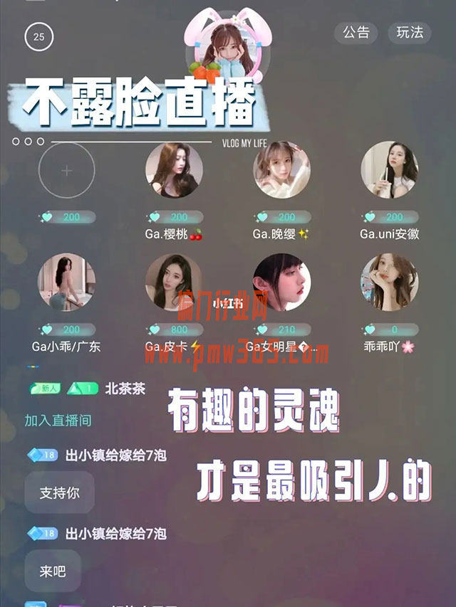 解析一个无需露脸的语音直播副业项目-壹度创客网