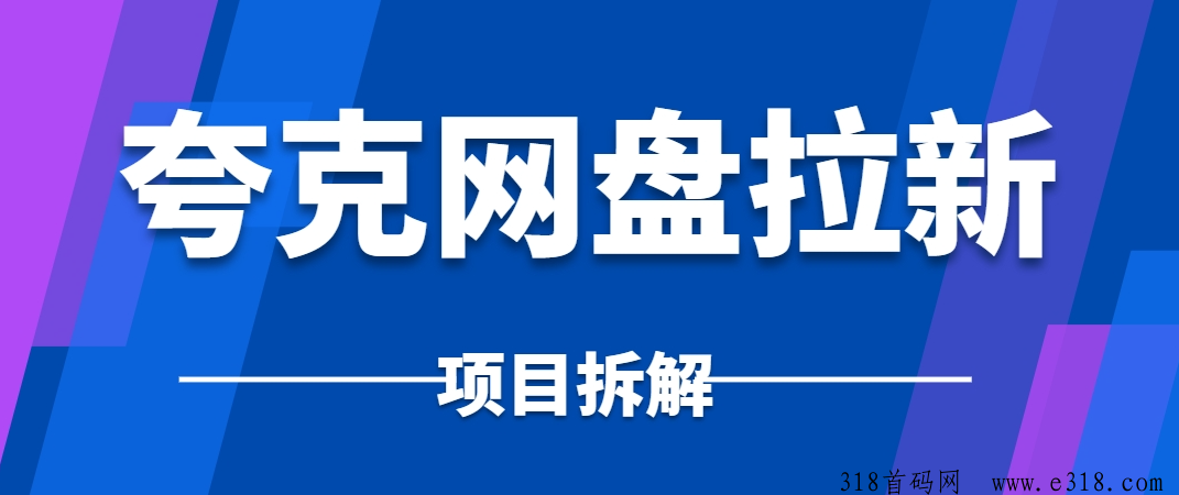 夸克网盘拉新项目拆解，夸克优势价格揭秘，推广流程全解析！-壹度创客网