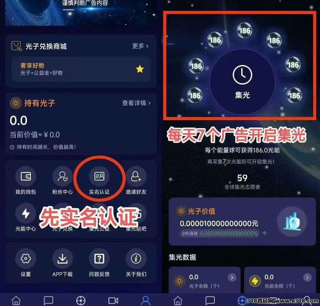 集光，一个圈圈模式，零撸首码-壹度创客网