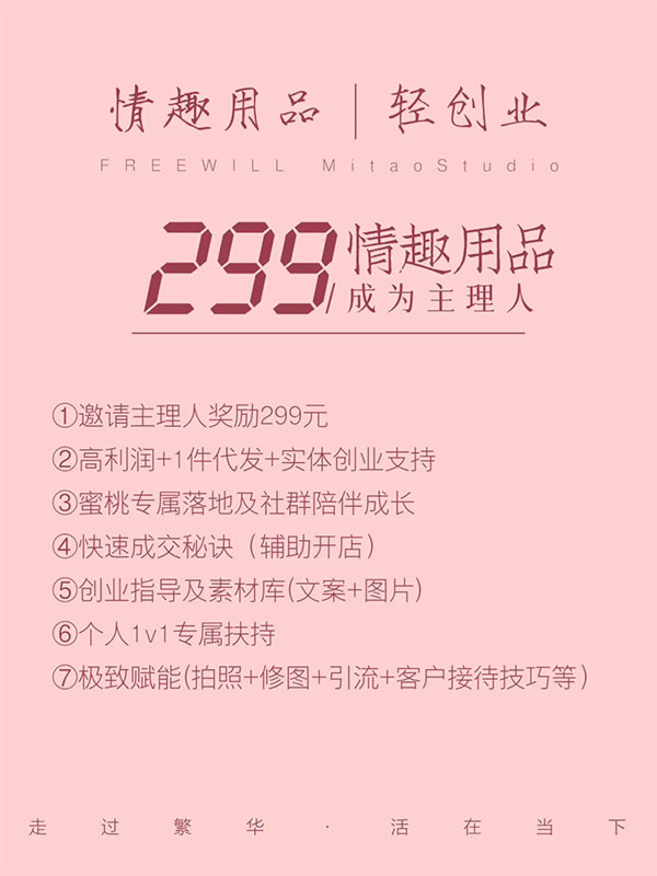 外面299元上车的成人产品代理项目-壹度创客网