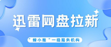 蜂小推，迅雷网盘拉新平台如何选？3个维度精准匹配目标用户-壹度创客网