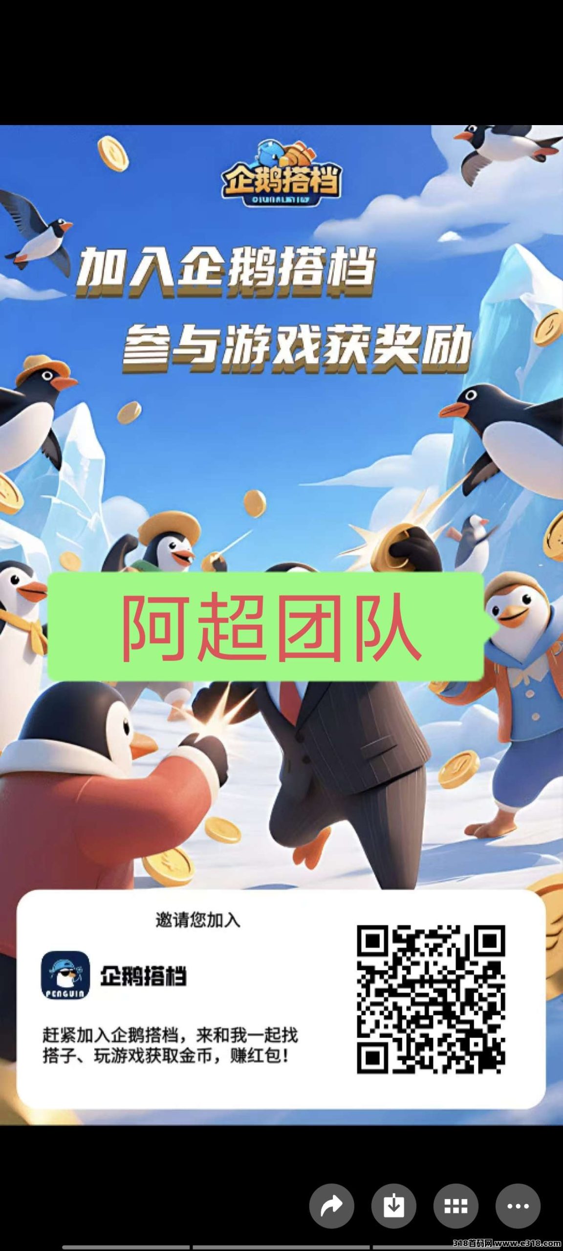 首码企鹅搭档，超级链接模式扶持散户-壹度创客网