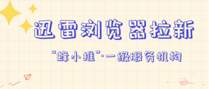 蜂小推，必看！迅雷浏览器推广，流量变现新通道-壹度创客网