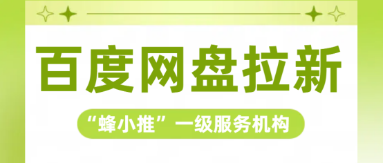 蜂小推，从热点到刚需，百度网盘拉新靠这些资源制胜-壹度创客网