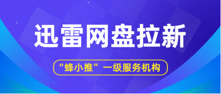 蜂小推，别划走！参加迅雷网盘推广的正确打开方式在这！-壹度创客网